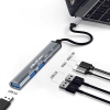 Hub Qoltec adapter USB-C 3.1 5w1 | USB-C PD | USB-C | 2x USB 2.0 | USB 3.0-26879331