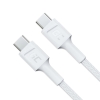 Kabel PowerStream USB-C do USB-C 2m, PD 60W, QC 3.0, biały-26885260