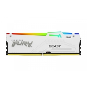Pamięć DDR5 Kingston Fury Beast RGB 16GB (1x16GB) 6000MHz CL40 1,35V White