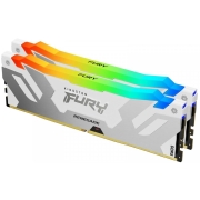 Pamięć DDR5 Kingston Fury Renegade RGB 32GB (2x16GB) 6400MHz CL32 1,4V White