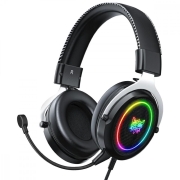 Słuchawki gamingowe X10 czarno-srebrne (przewodowe)