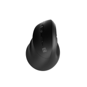 Mysz bezprzewodowa Natec Crake 2 Bluetooth 5.2 + 2.4GHz 2400DPI czarna dla leworęcznych