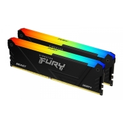 Pamięć DDR4 Kingston Fury Beast RGB 64GB (2x32GB) 3200MHz CL16 1,35V czarna