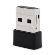 Adapter Qoltec Wi-Fi USB ultraszybki, bezprzewodowy mini | standard AC | 650Mbps