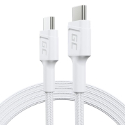Kabel GC PowerStream USB-C do USB-C 1.2m, PD 60W, QC 3.0, biały