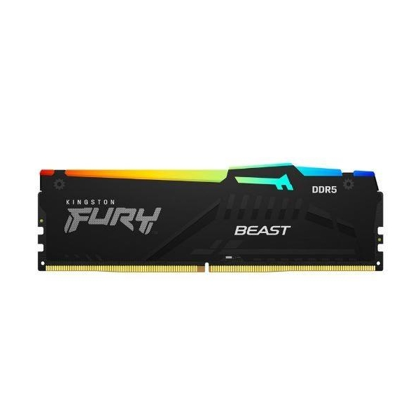 Pamięć DDR5 Kingston Fury Beast RGB 16GB (2x8GB) 5600MHz CL36 1,25V Expo Black