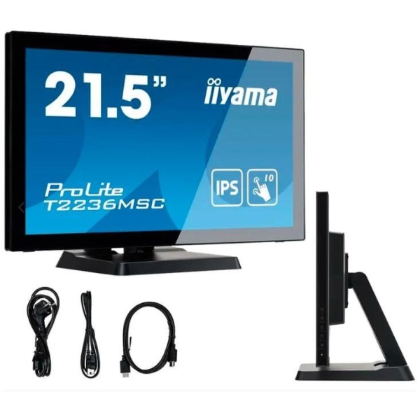 Monitor dotykowy 22 cale T2236MSC-B3 POJ.10pkt.HDMI,DP,VGA,USB3.0,2x2W-26807027
