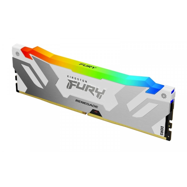 Pamięć DDR5 Kingston Fury Renegade RGB 16GB (1x16GB) 6400MHz CL32 1,4V White-26811232