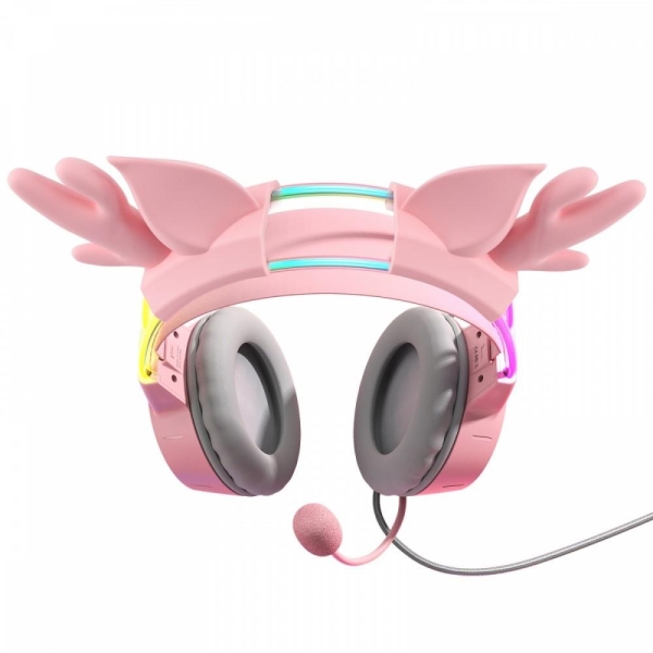 Słuchawki gamingowe X15 PRO Buckhorn różowe (przewodowe)-26831413