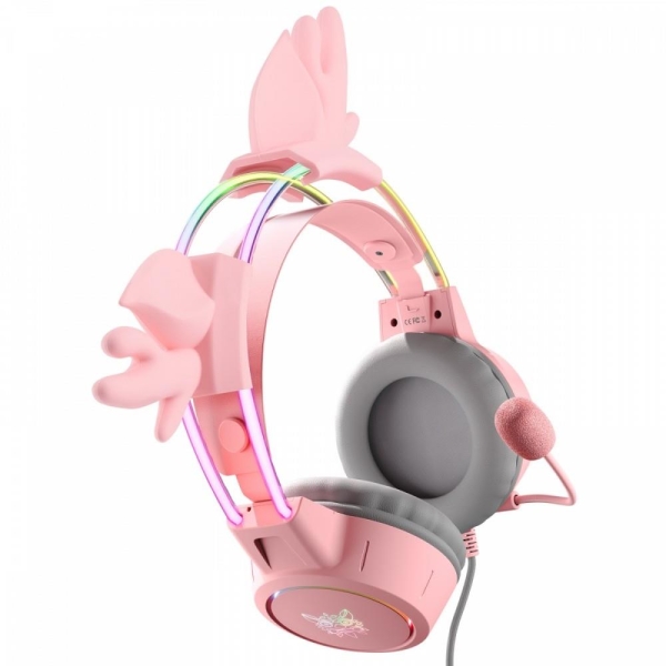 Słuchawki gamingowe X15 PRO Buckhorn różowe (przewodowe)-26831415