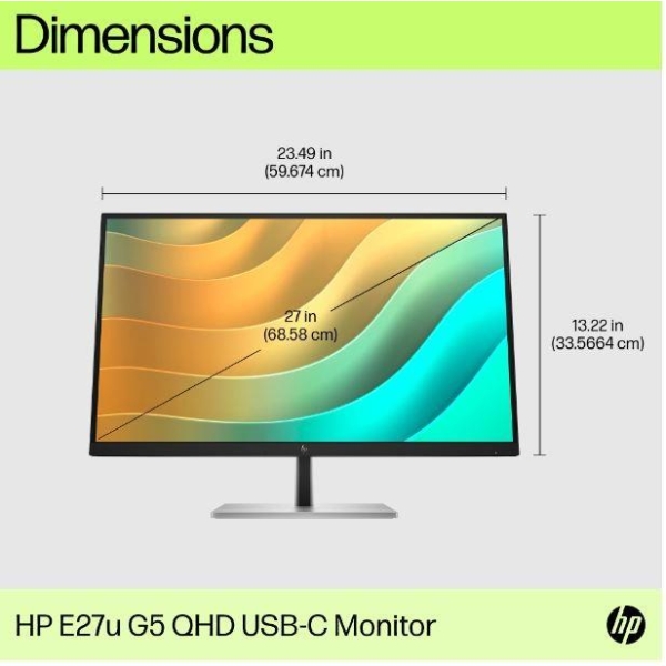 Monitor 27 cali E27u G5 QHD USB-C 6N4D3AA#ABB-26840152