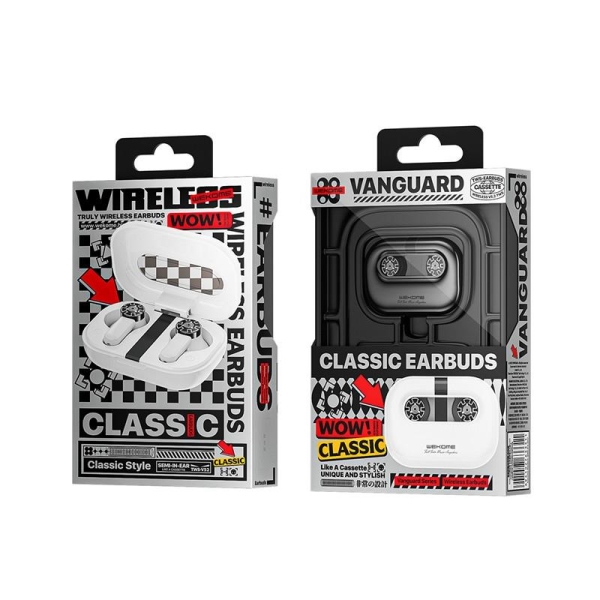 Słuchawki bezprzewodowe + VA06 Vanguard Series - Bluetooth V5.2 TWS z etui ładującym Czarne-26858755