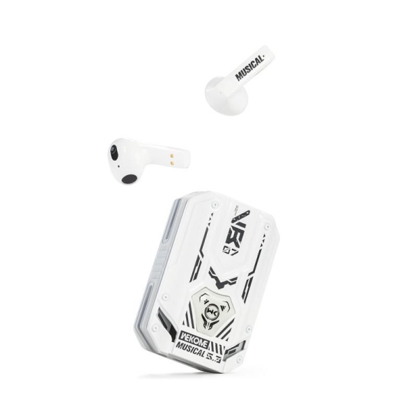 Słuchawki bezprzewodowe VB07 Mecha Series - Bluetooth V5.3 TWS z etui ładującym Białe-26858788