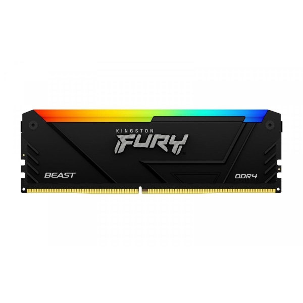 Pamięć DDR4 Kingston Fury Beast RGB 32GB (1x32GB) 3600MHz CL18 1,35V czarna