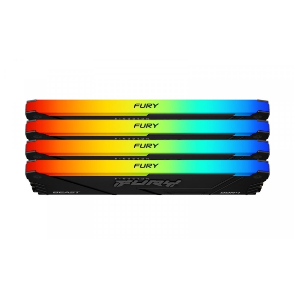 Pamięć DDR4 Kingston Fury Beast RGB 128GB (4x32GB) 3600MHz CL18 1,35V czarna-26862411