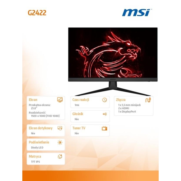 Monitor MSI 23,8
