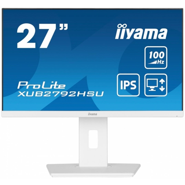 Monitor 27 cali ProLite XUB2792HSU-W6 IPS,HDMI,DP,100Hz,SLIM,4xUSB3.2,PIVOT,  HAS(150mm),2x2W