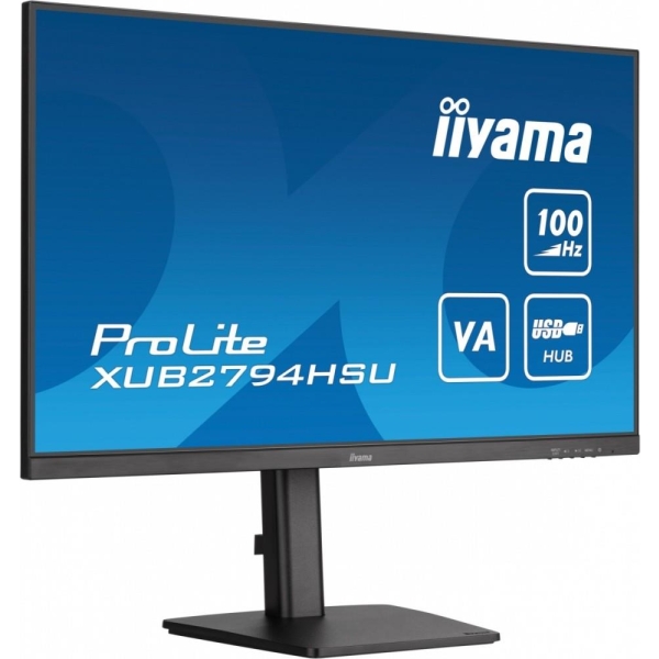 Monitor 27 cali ProLite XUB2794HSU-B6 VA,FHD,100HZ,4000:1,1MS,HDMI,DP,2xUSB,  FreeSync,2x2W,HAS(150mm),PIVOT-26883134