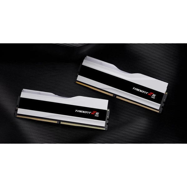 G.SKILL TRIDENT Z5 RGB DDR5 2X16GB 6400MHZ CL32 XMP3 WHITE F5-6400J3239G16GX2-TZ5RW-27270179