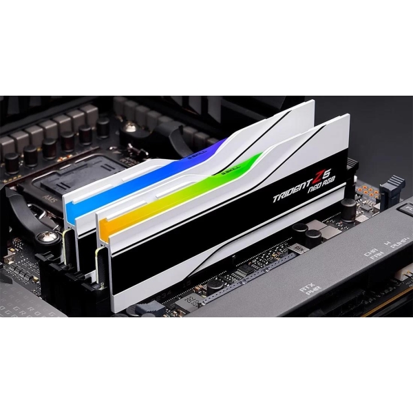 G.SKILL TRIDENT NEO AMD RGB DDR5 2X32GB 6000MHZ CL30-36 EXPO WHITE F5-6000J3036G32GX2-TZ5NRW-27270194