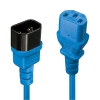 Przedłużacz kabla zasilającego LINDY C14 - C13 0,5m Blue