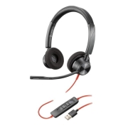 Słuchawki z mikrofonem Poly Blackwire 3325 M USB-A czarne