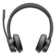 Słuchawki z mikrofonem Poly Voyager 4320 UC Stereo USB-A +BT700 USB-A Adapter +Charging Stand czarne