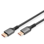 Kabel połączeniowy DIGITUS PREMIUM DisplayPort 2.1 16K60Hz DP/DP M/M czarny 1m