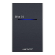 Dysk zewnętrzny SSD HIKSEMI Elite 7S 1TB USB 3.2 Type-C (2000/2000 MB/s) ciemnoszary