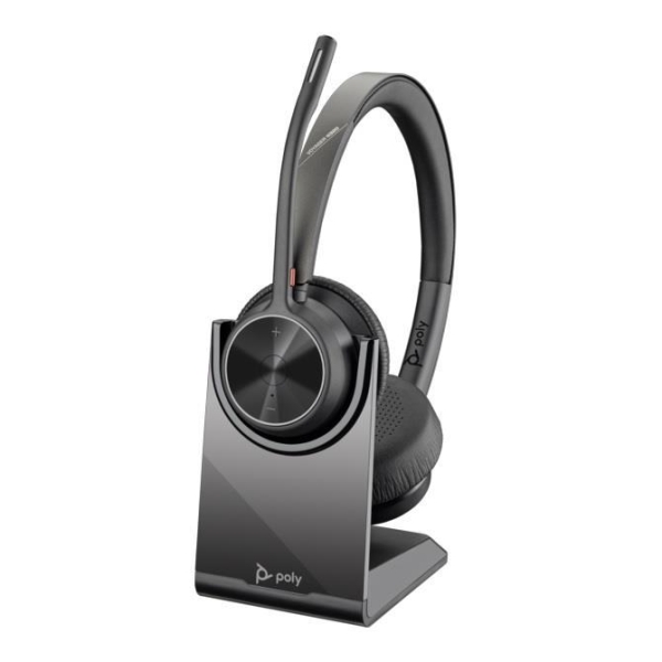 Słuchawki z mikrofonem Poly Voyager 4320 M Stereo +BT700 dongle +Charging Stand czarne-27741936