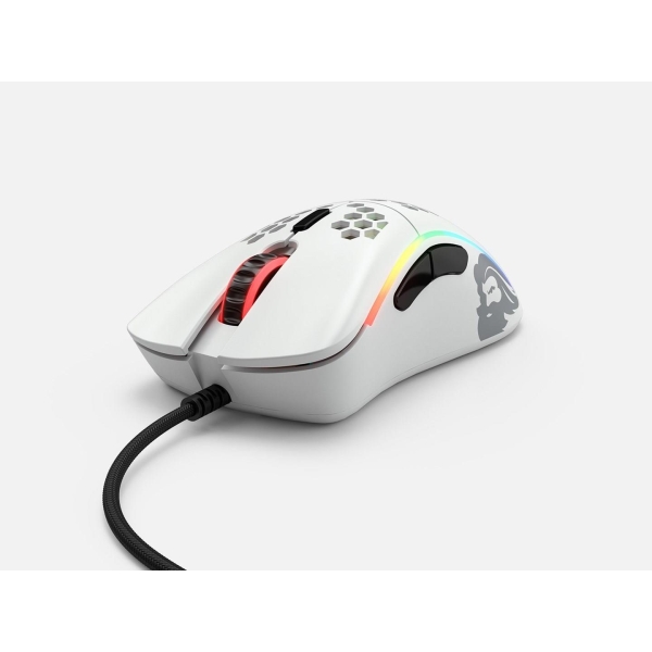 Glorious Model D- Mysz gamingowa - biała, matowa