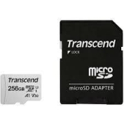 PAMIĘĆ MICRO SDXC 256GB W/ADAP C10 TS256GUSD300S-A TRANSCEND