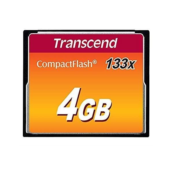KOMPAKTOWA PAMIĘĆ FLASH 4GB SLC TS4GCF133 TRANSCEND