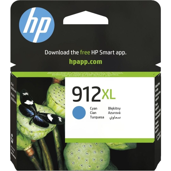HP 912XL - Hojtydende - cyan - origina