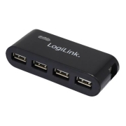 Logilink | 4-portowy koncentrator USB 2.0 z zasilaczem