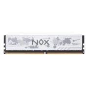 Pamięć DDR5 Apacer NOX 16GB (2x8GB) 5200MHz CL40 1,25V Biała