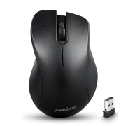 Mysz bezprzewodowa Perixx PERIMICE-621 optyczna 1600dpi 2.4 GHz, czarna, silent, cicha, bezklikowa