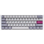 Mini klawiatura gamingowa Ducky One 3 Mist Grey z podświetleniem RGB LED - MX-Ergo-Clear
