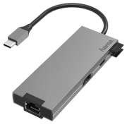 Hub USB Hama multiport USB-C 2xUSB-A 3.2, 1xTYP-C, 1xHDMI,1xLAN