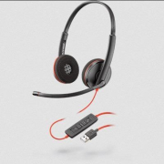 Słuchawki z mikrofonem Poly Blackwire C3220 nauszne C3220 USB-A/IN