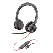 Słuchawki z mikrofonem Poly Blackwire C8225-M USB-A czarne
