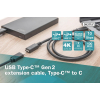 Kabel DIGITUS USB 2.0 HighSpeed Typ USB C/USB C M/Ż PD, czarny, 2,0m-7840700
