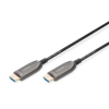 Kabel DIGITUS połączeniowy hybrydowy AOC HDMI 2.1 Ultra High Speed 8K60Hz UHD HDMI A/HDMI A M/M czarny 20m