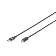 Kabel USB 2.0 DIGITUS HighSpeed Typ USB C/USB C M/M czarny 3,0m