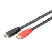 Kabel DIGITUS HDMI HighSpeed ze wzmacniaczem 1080p60Hz FHD Typ HDMI A/A M/M czarny 40m
