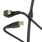 Kabel ładujący USB 2.0 Hama Data "Gamer" Type-C - Type-C, 1,5m, czarny