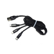 Kabel Msonic MLU621 3w1 Mircro USB/USB C/ Lightning