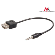 Kabel adapter Maclean MCTV-693 USB 2.0 (F) -> MiniJack 3,5mm