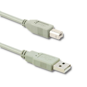 Kabel USB 2.0 Qoltec A męski / B męski | 0,5m