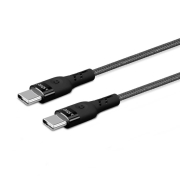 Kabel USB Typ C Savio CL-151 USB TYP C – USB TYP C 3A, QC, PD, 2m, czarny